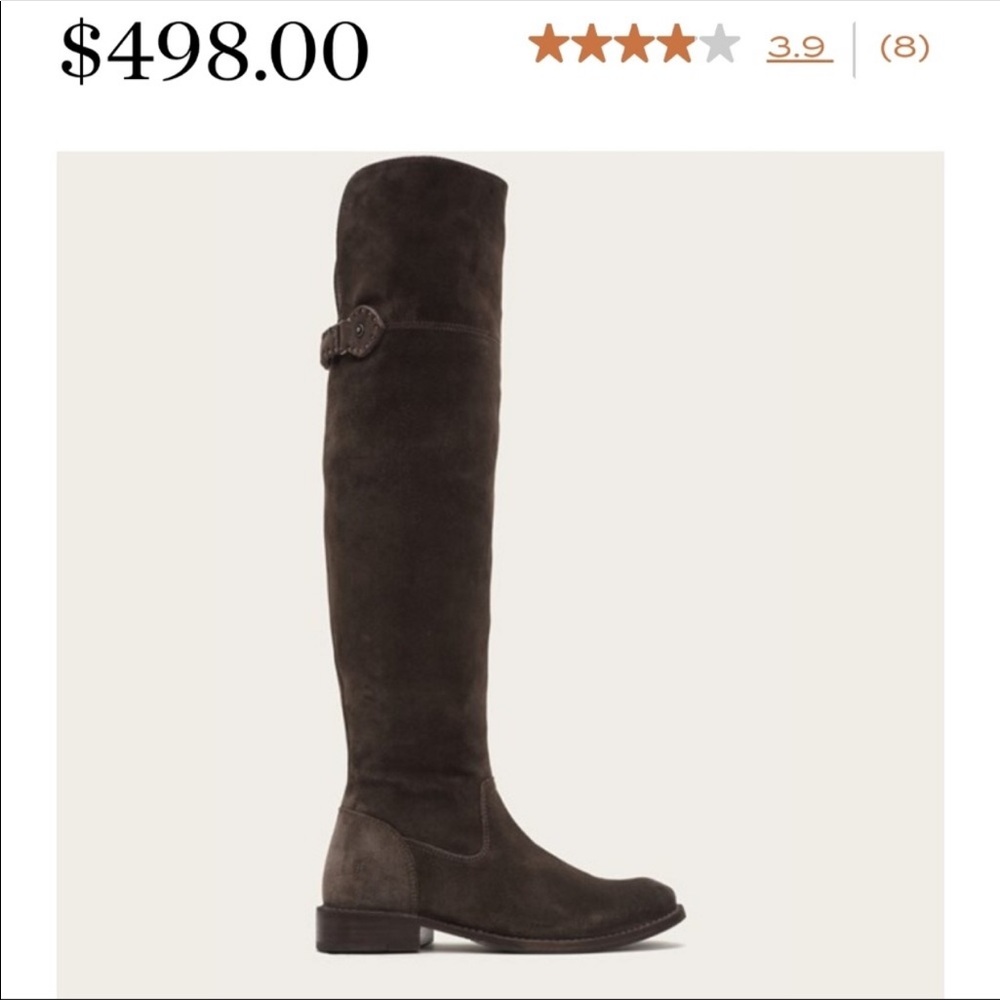 FRYE Suede Shirley Over the Knee Boots $498
